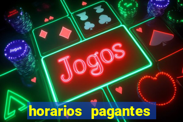 horarios pagantes fortune tiger madrugada
